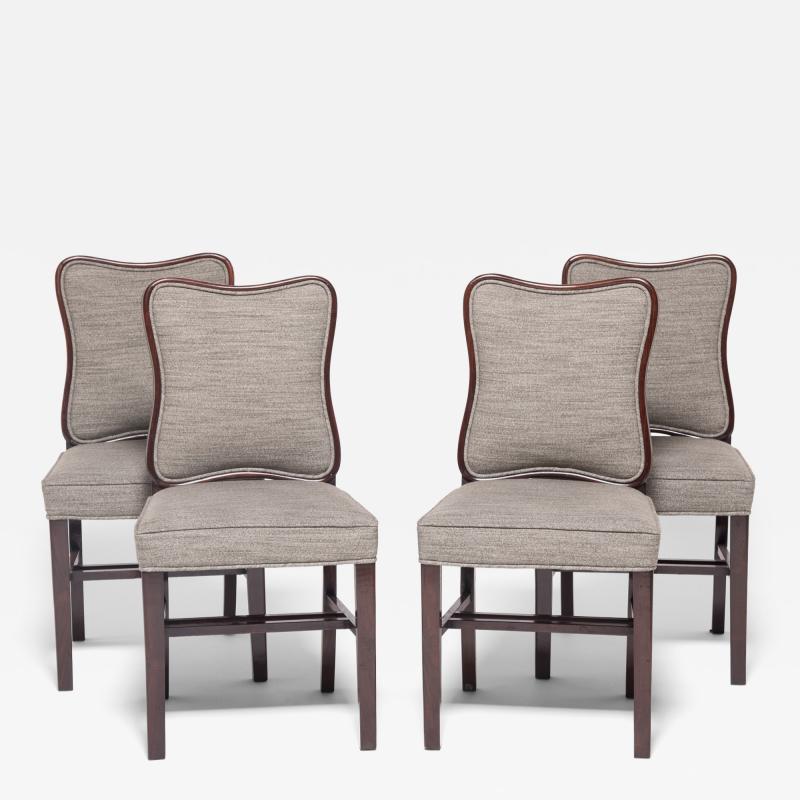 Set of Four Deco Dining Chairs