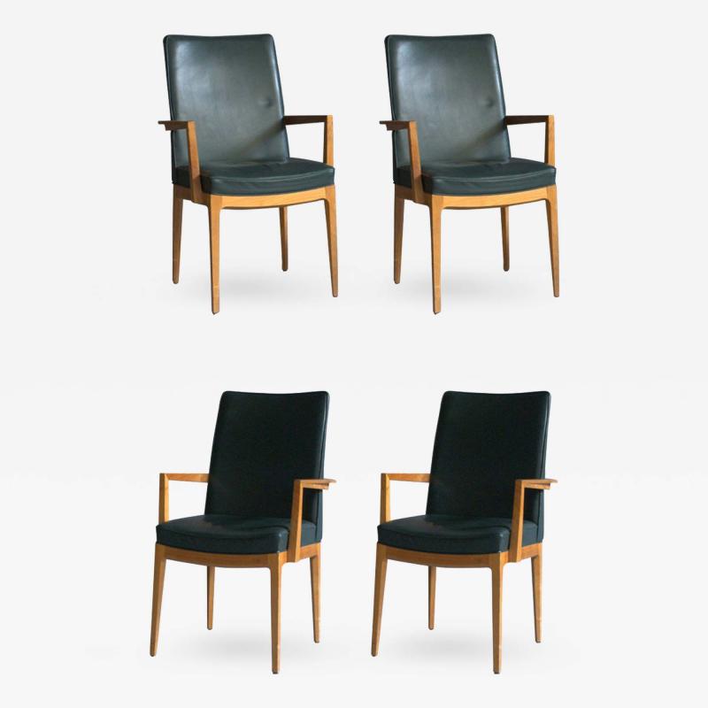 Set of Four French 1950s Armchairs