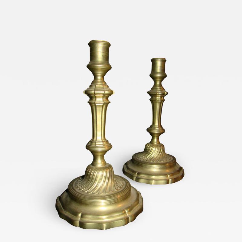 Set of Four French Candlesticks