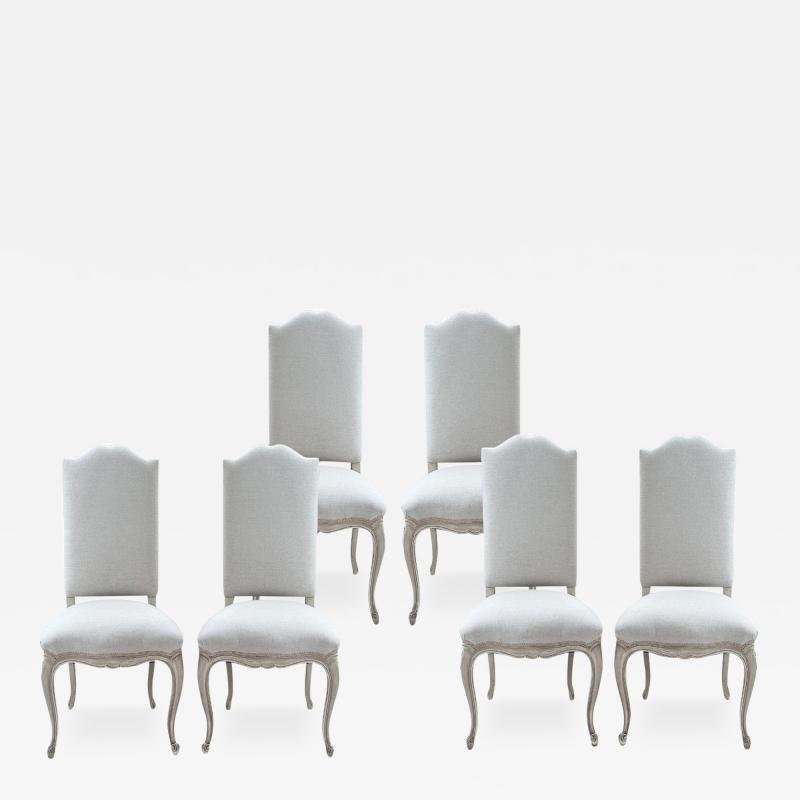 Set of Six 19th Century Louis XV Dining Chairs