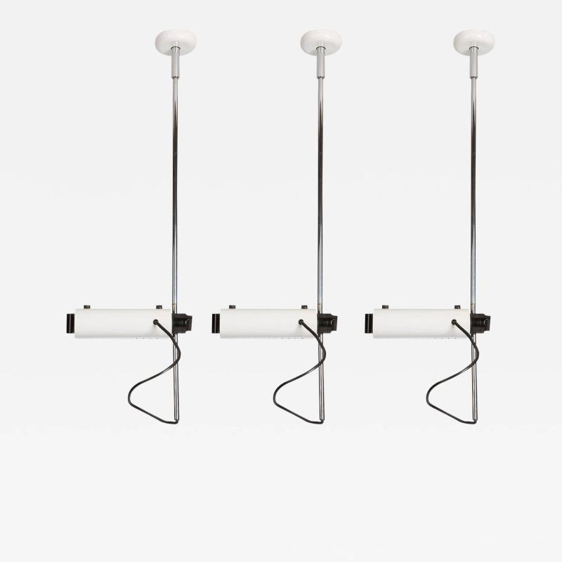 Set of Three Colombo Ceiling Lamps by Joe Colombo for O Luce