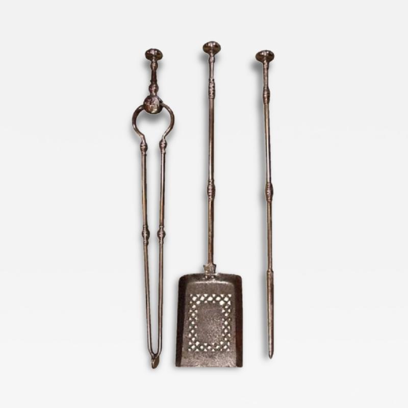 Set of Three Steel Firetools