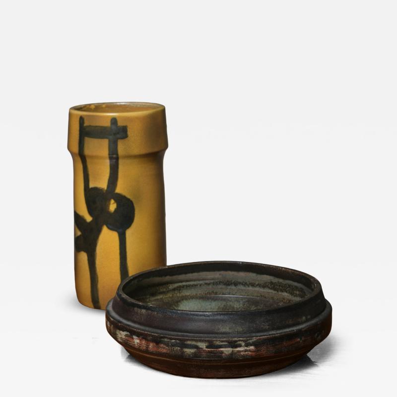 Set of Two Italian 70s Ceramics