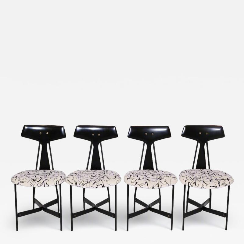 Set of four Italian Mid Century Chairs