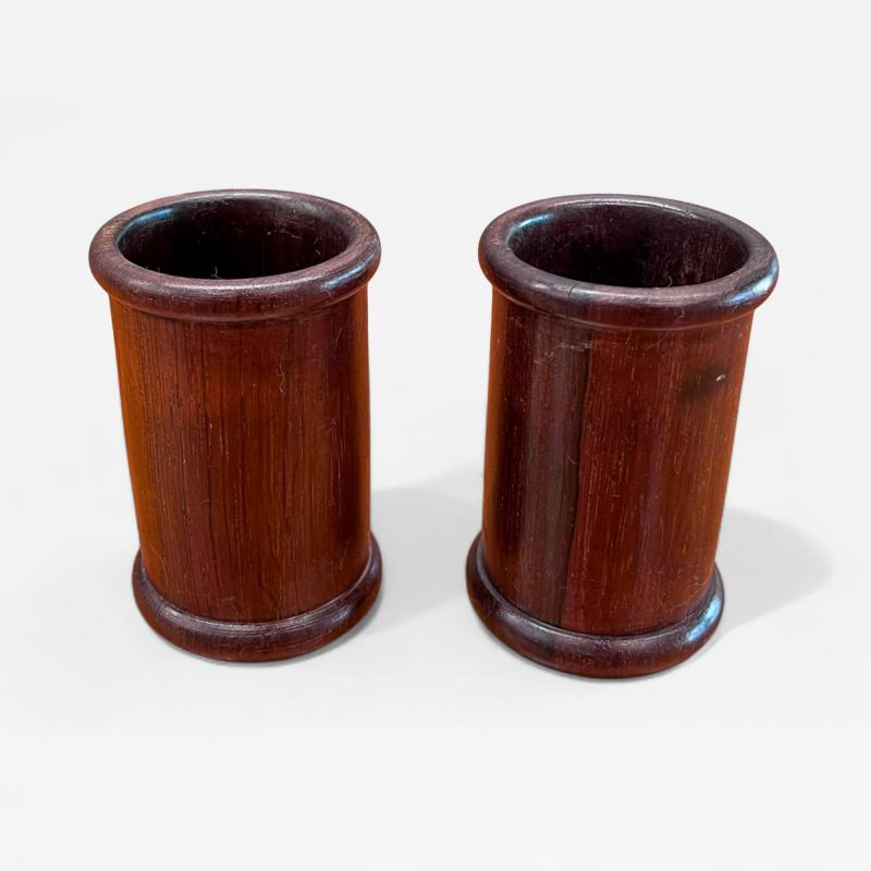 Set of two Midcentury Modern Pen Holders in Rosewood Jupanam 1960s