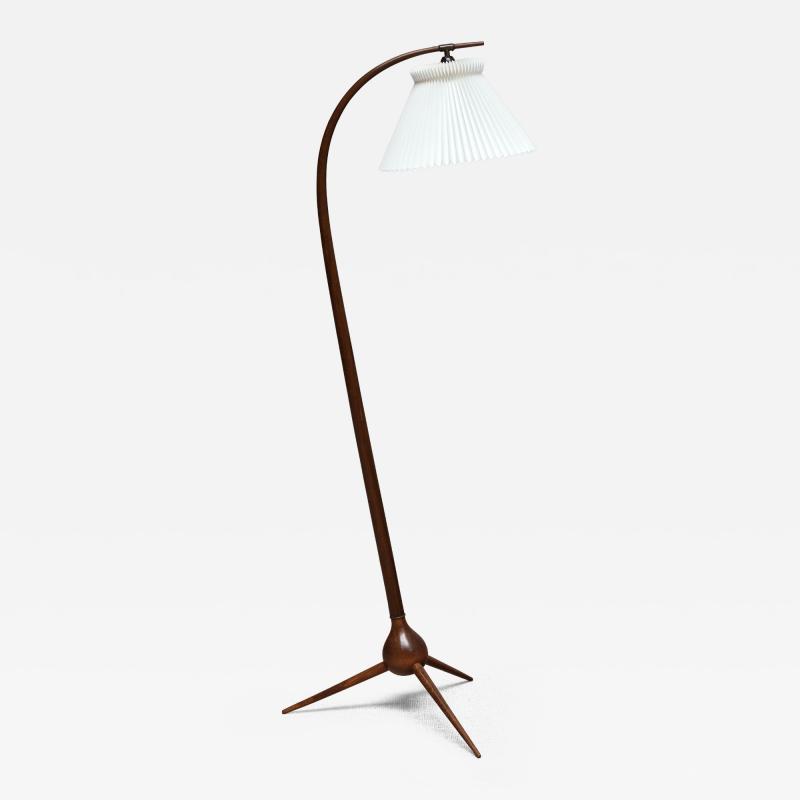 Severin Hansen Jr Severin Hansen Bridge Floor Lamp Haslev M belsnedkeri Denmark 1950s