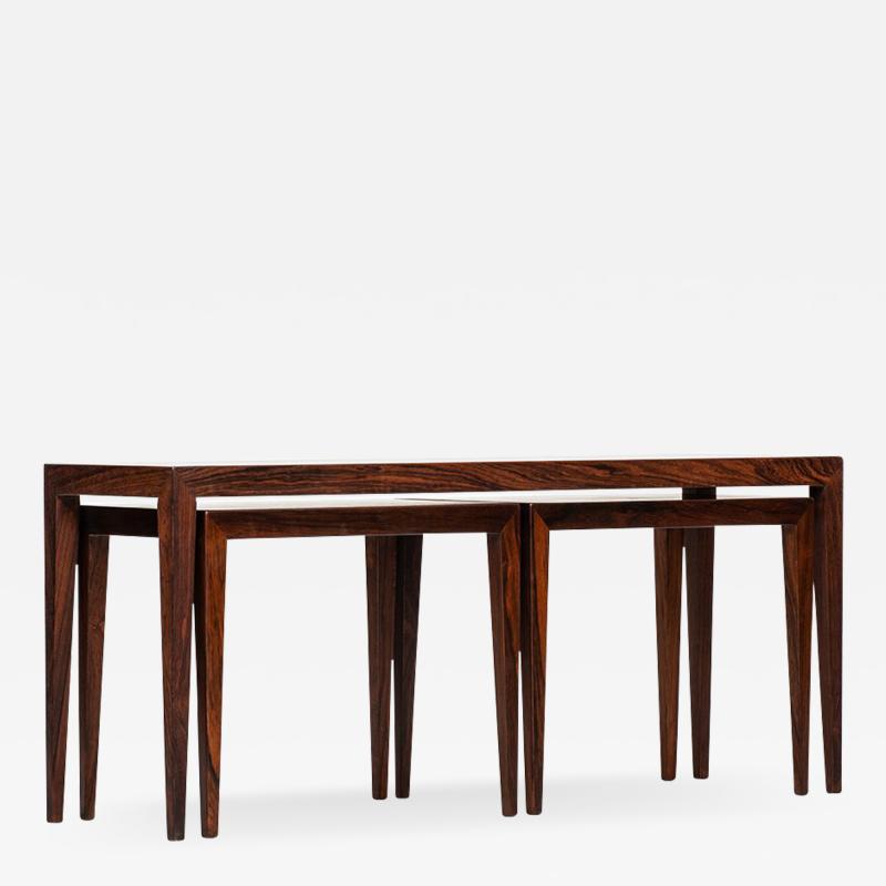 Severin Hansen Severin Hansen Nesting Tables Produced by Haslev M belsnedkeri in Denmark