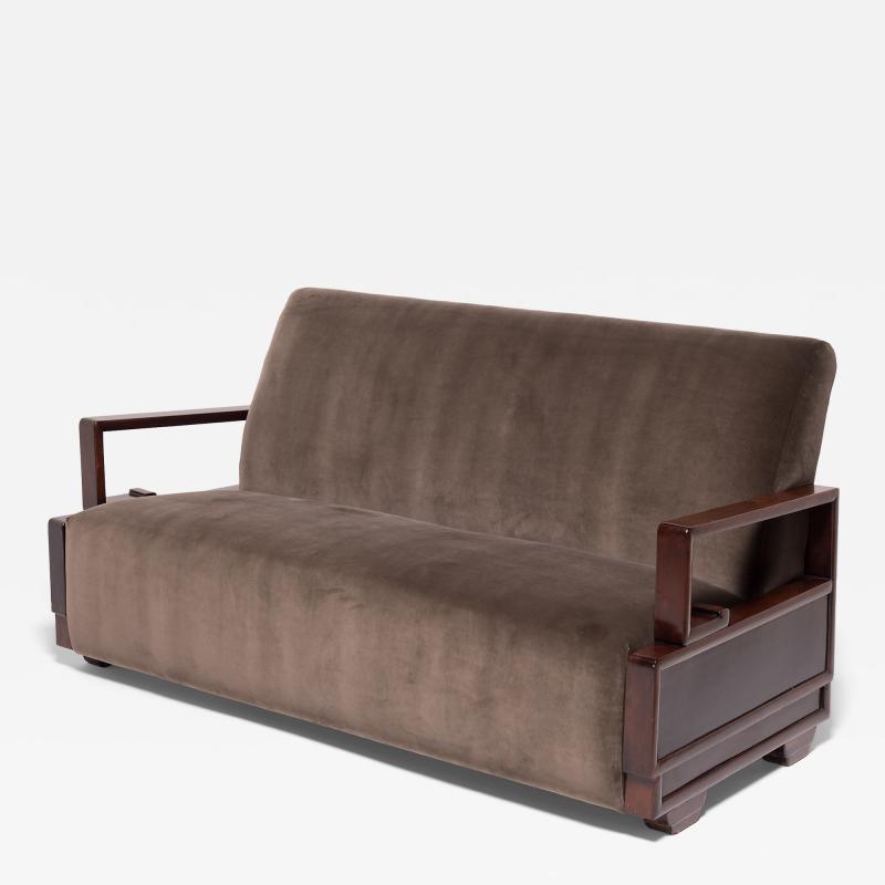 Shanghai Deco Blackwood Sofa