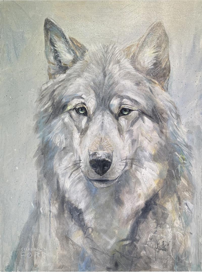 Shannon Ford WIP Wolf Portrait