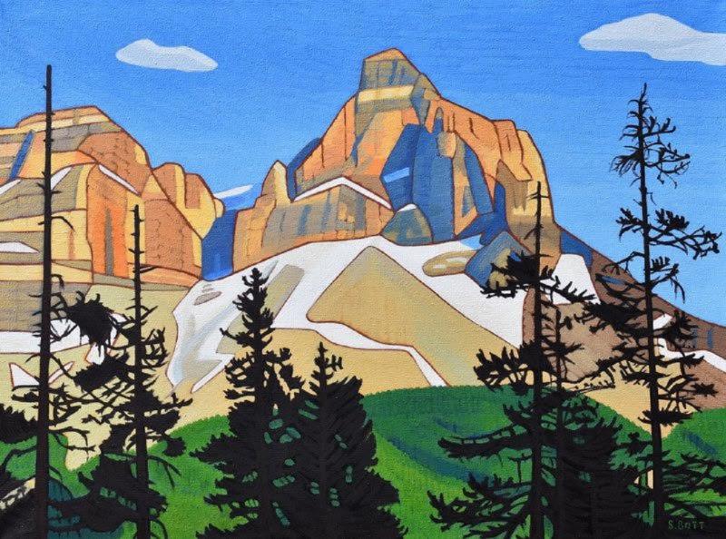 Sharon Bott Cathedral Mountain AB