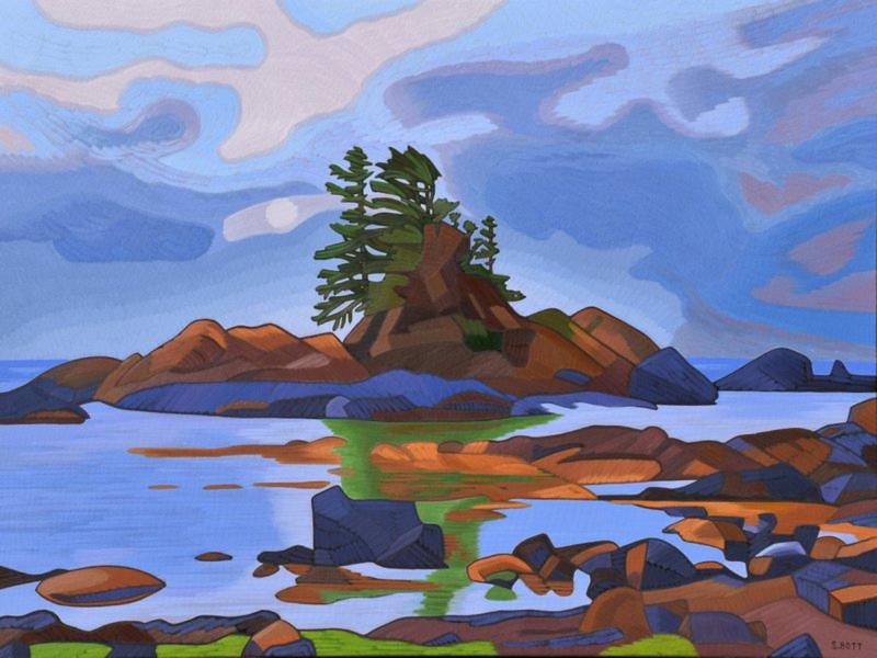 Sharon Bott Ucluelet on a Cloudy Day