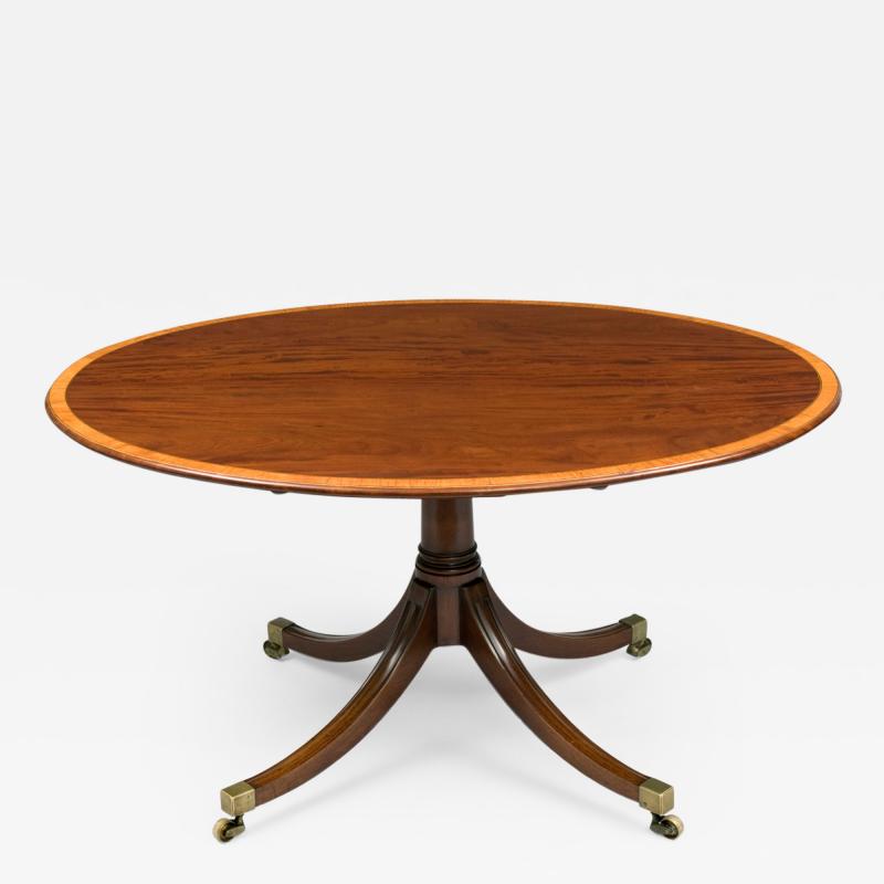 Sheraton Period Oval Center Table 18th Century