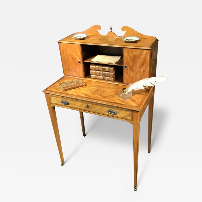 Sheraton Period Satinwood Bonheur du Jour