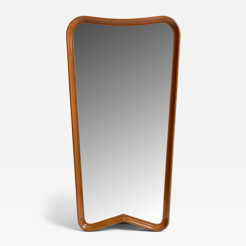 Shield Walnut Mirror