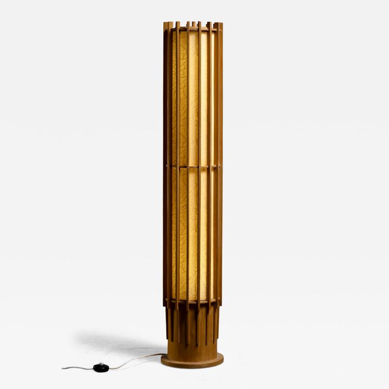 Shoji style floor lamp