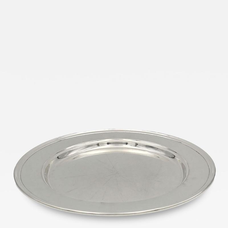 Shreve Co Sterling Round Tray U S A circa 1920