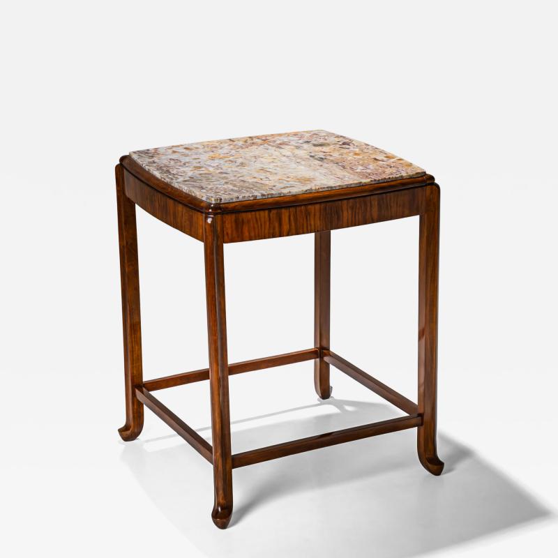 Side Table with Stone Top probably Italy 1920s 30s