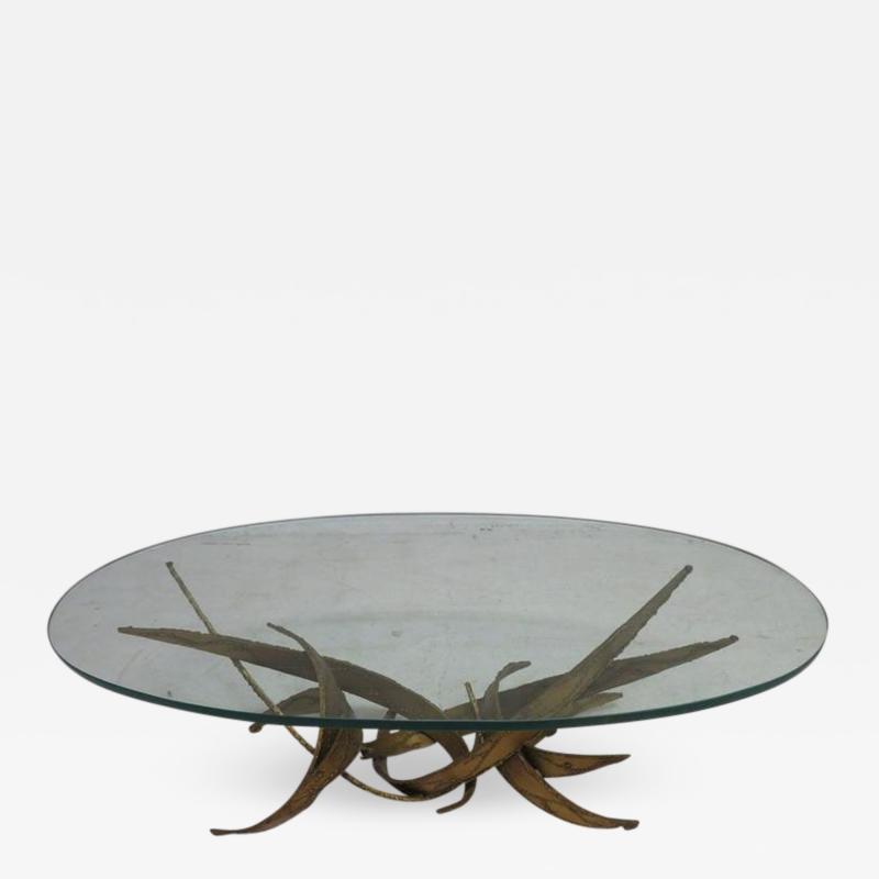 Silas Seandel Silas Seandel Style Brutalist Torch Cut Coffee Table Mid Century Modern
