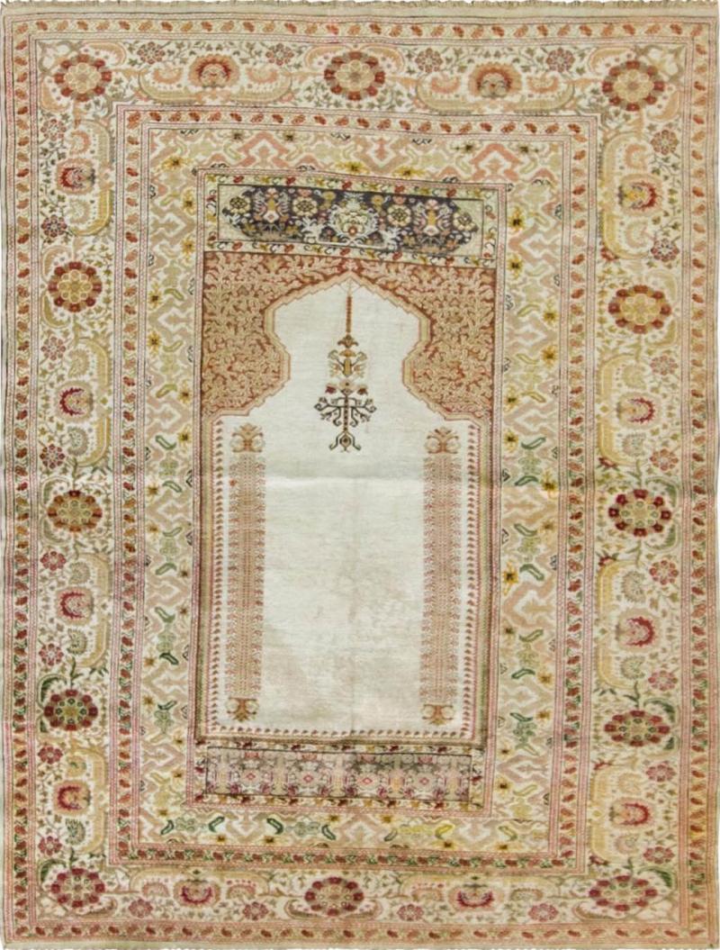 Silk Kayseri Prayer Rug