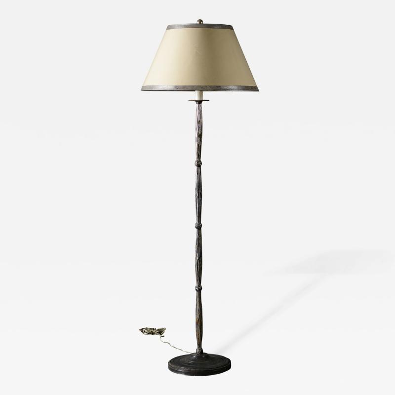 Silver Floor Lamp 1950s