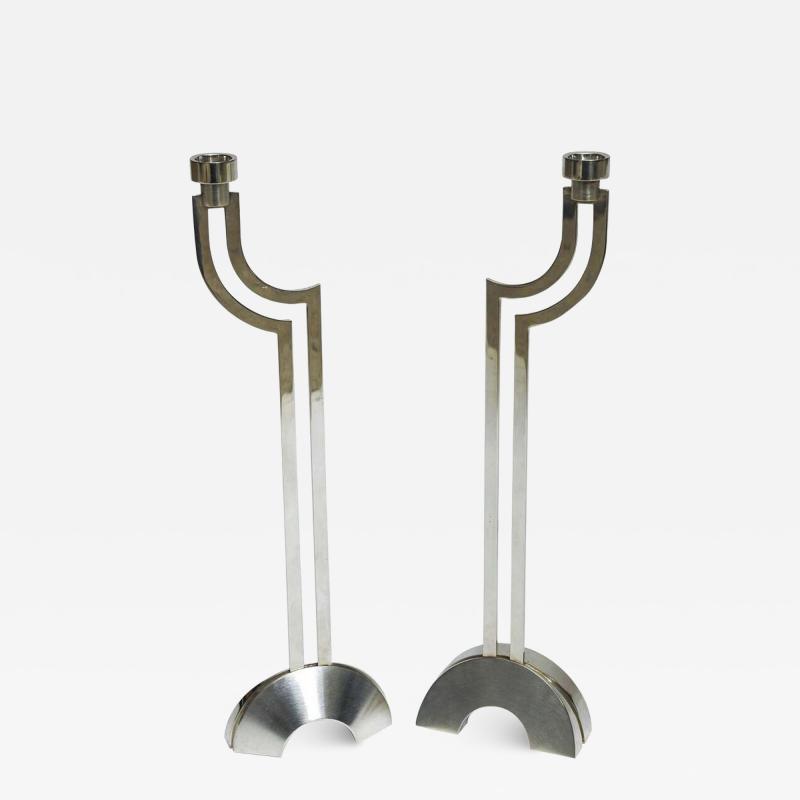 Silver Plate Candle Sticks