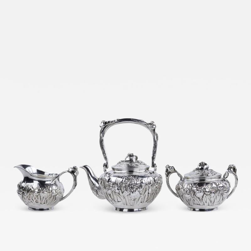 Silver Tea Set Japan Meiji Period 1868 1912 