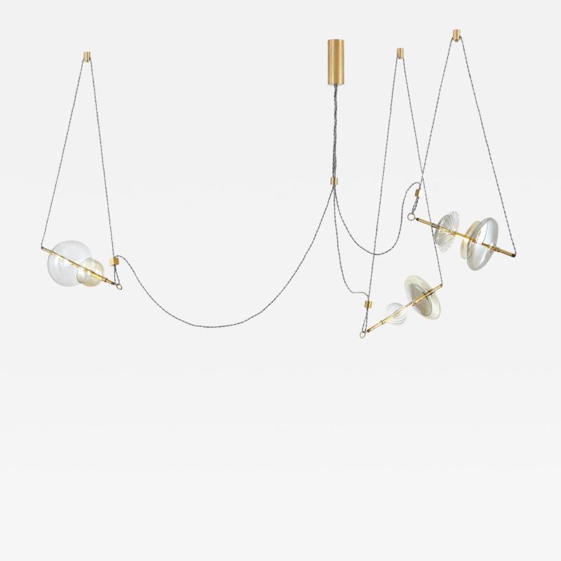 Silvio Mondino TRAPEZI THREE LIGHT PENDANT