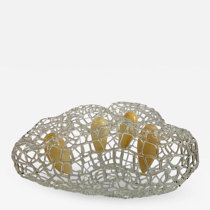 Simone Crestani Yellow Net Vase