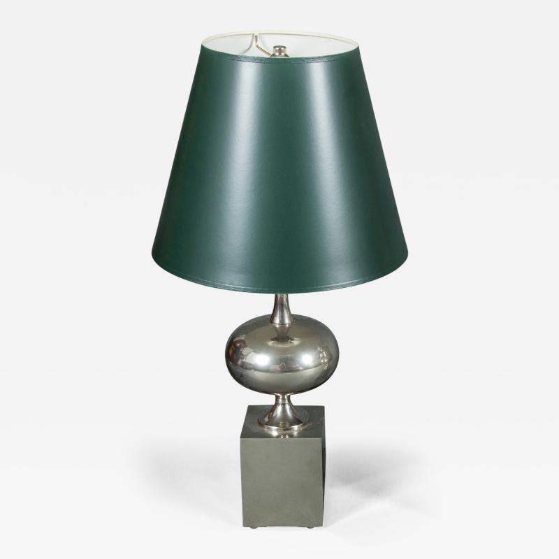 Single Philippe Barbier Nickel Lamp