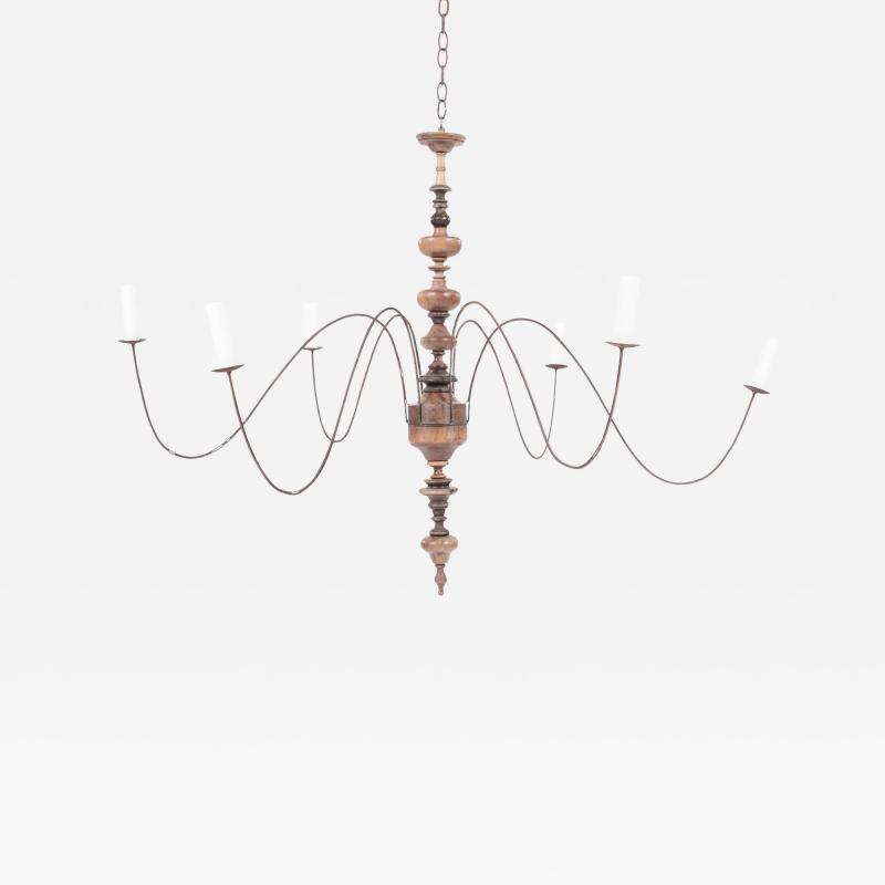 Six Arm Italian Chandelier