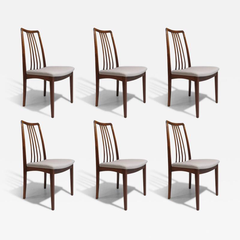Six Danish Rosewood Dining Chairs