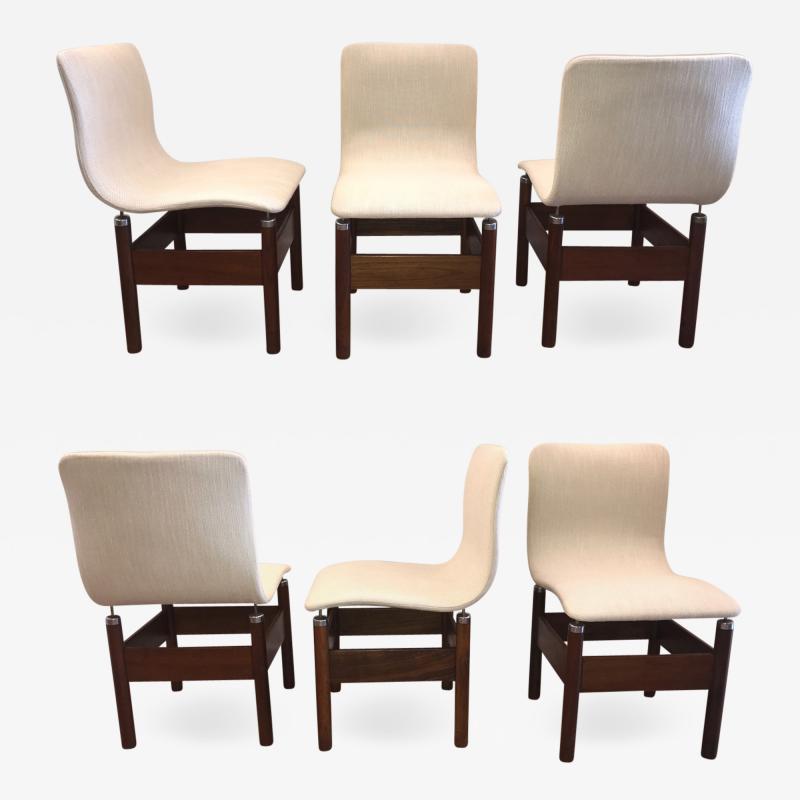 Six Dining Chairs by Vittorio Introini for Saporiti