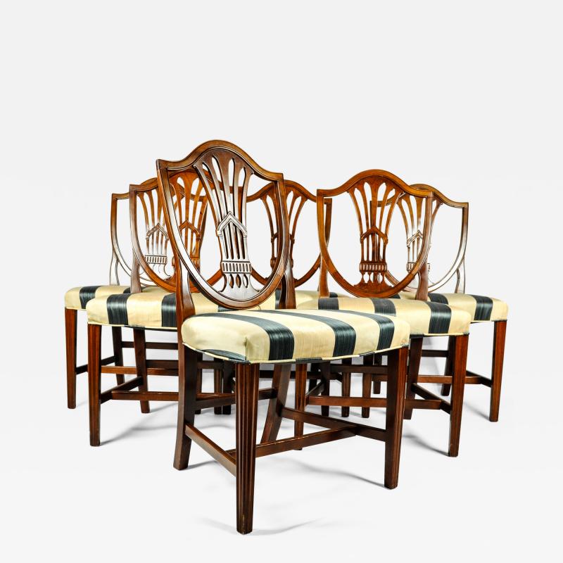 Six Mahogany Dining Chairs
