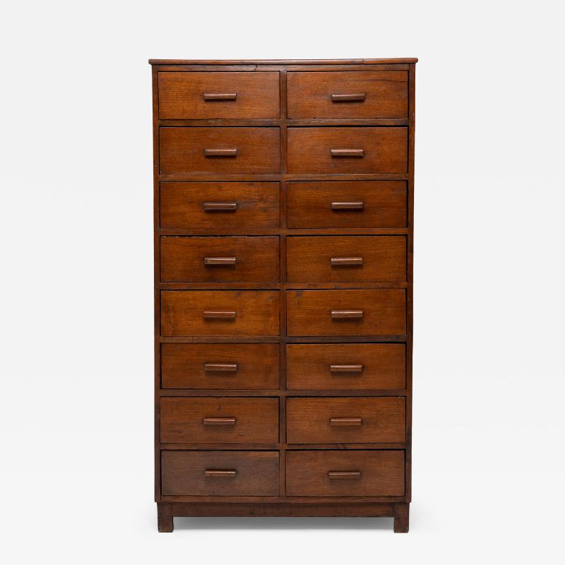 Sixteen Drawer Collectors Cabinet