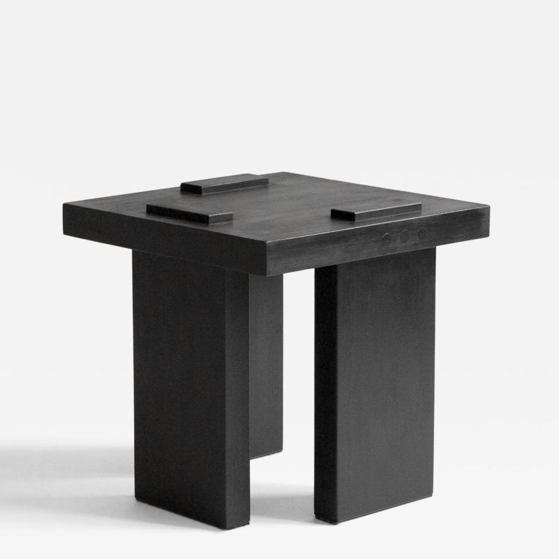Sizar Alexis Scandanavian Contemporary Itooraba Natural Pine Stool