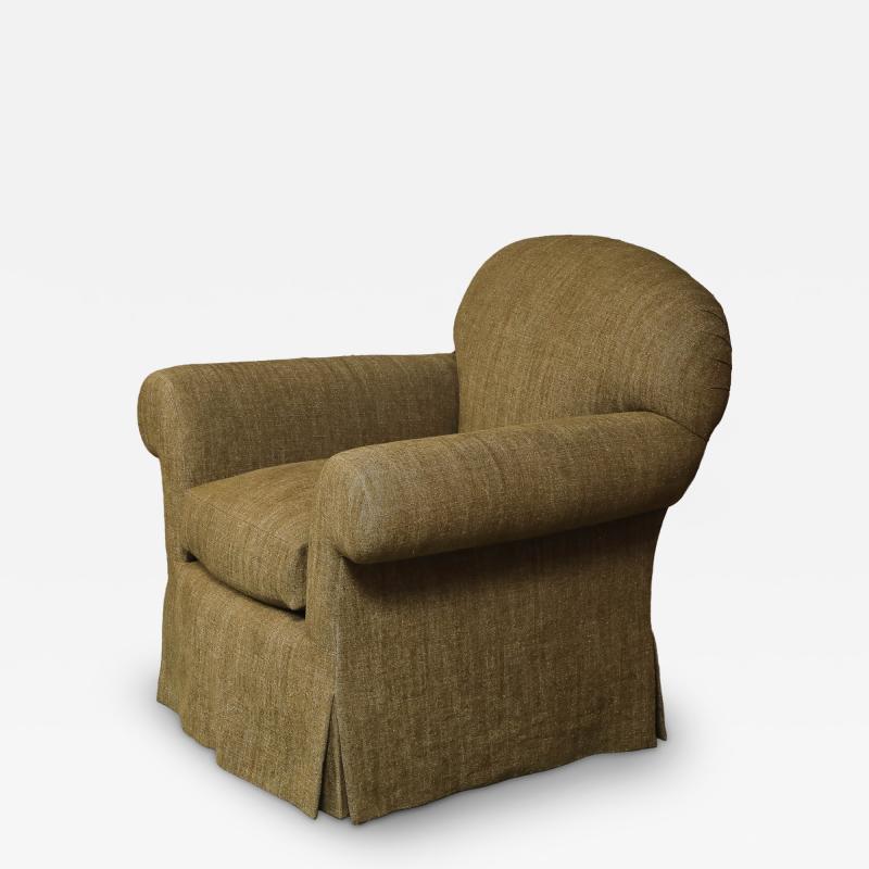 Skirted English Club Chair