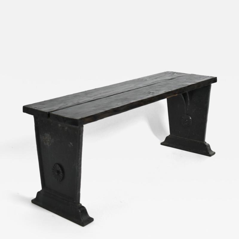 Skoglund Olson cast iron bench 1920s 