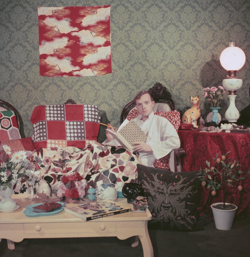 Slim Aarons Capote At Home