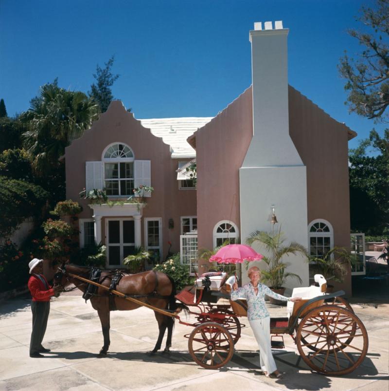Slim Aarons Carriage Awaits