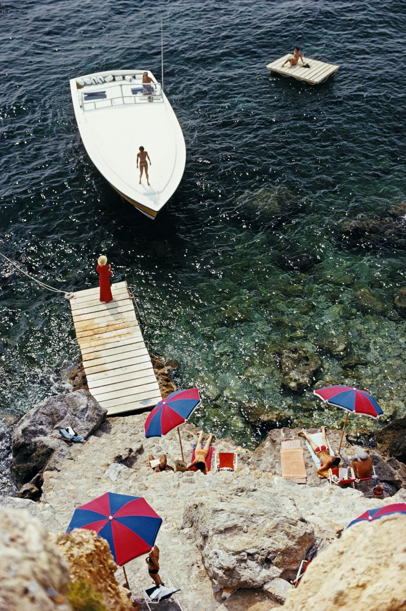 Slim Aarons Coming Ashore