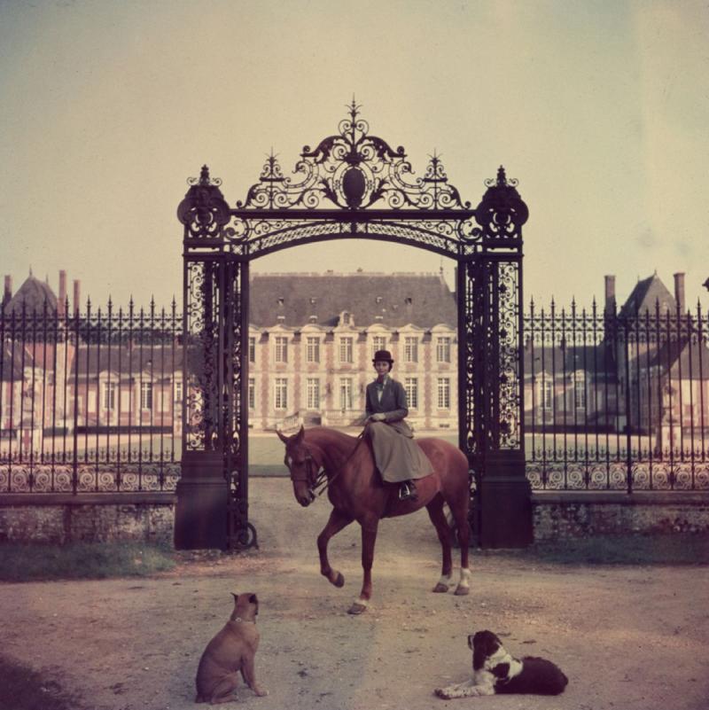 Slim Aarons Equestrian Entrance