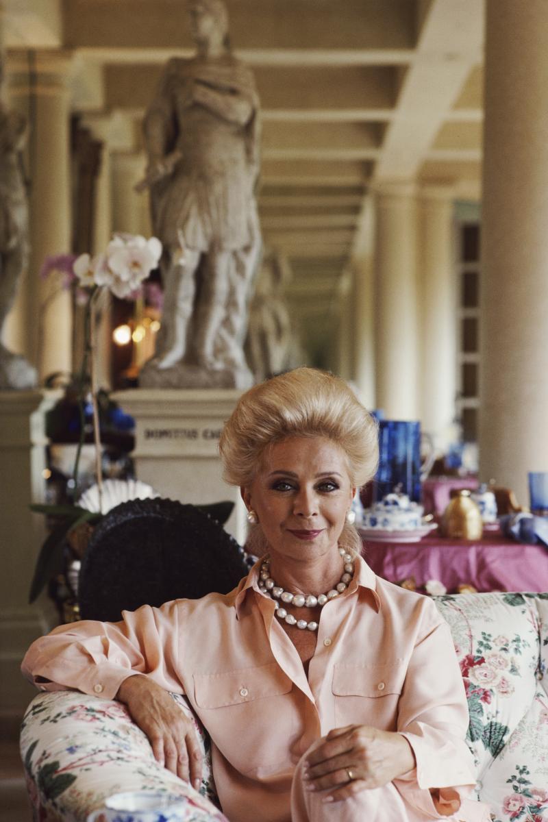 Slim Aarons Lily Safra