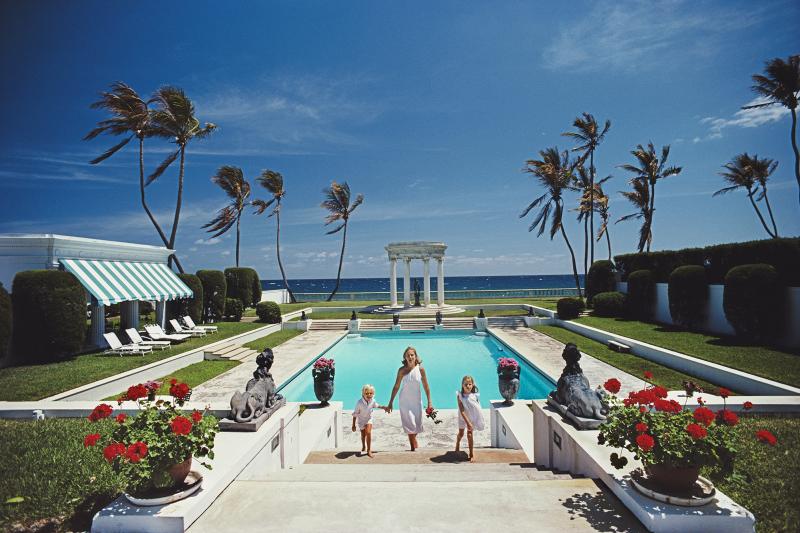 Slim Aarons Neo Classical Pool