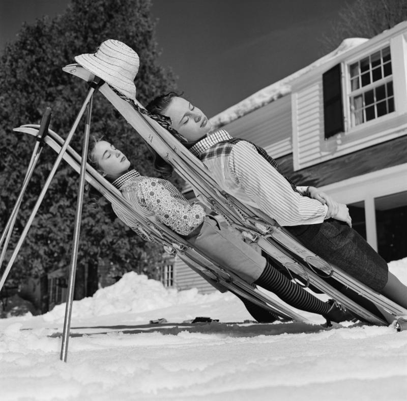 Slim Aarons New England Skiing