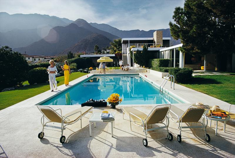 Slim Aarons Poolside Catwalk