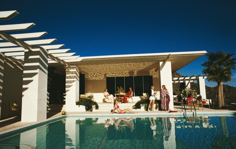 Slim Aarons Poolside In Arizona