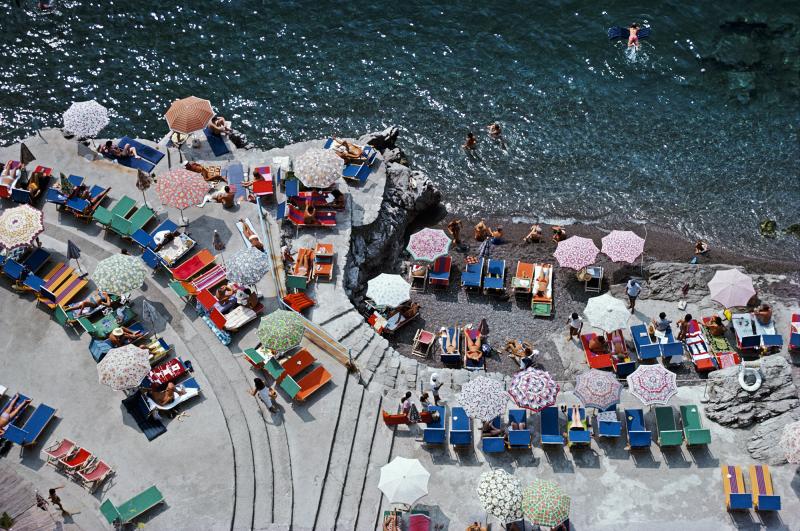Slim Aarons Positano Beach