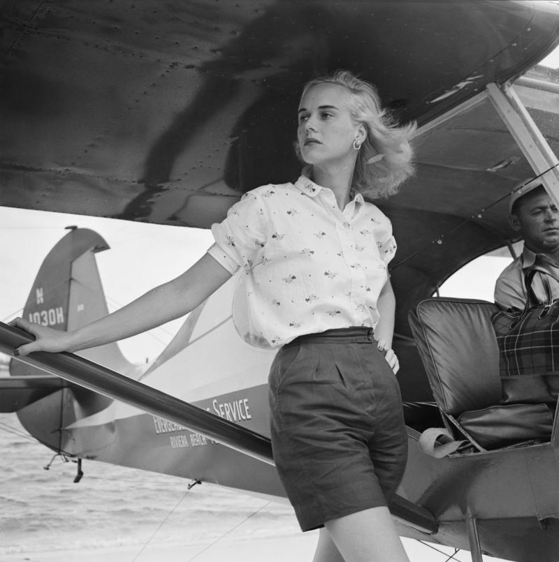 Slim Aarons Seaplane At Palm Beach