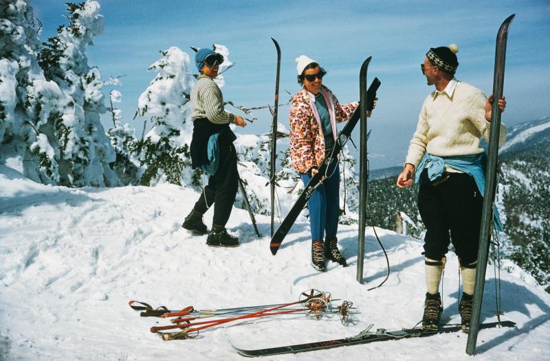Slim Aarons Sugarbush Skiing