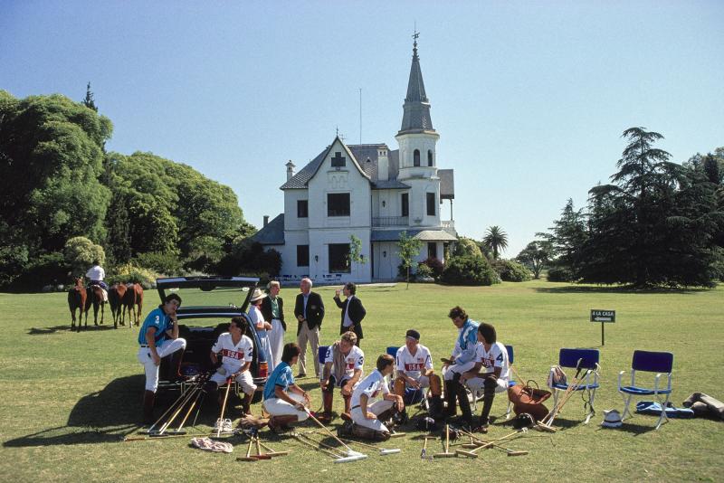 Slim Aarons USA Polo Team In Buenos Aires